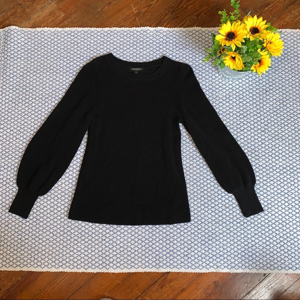 Banana Republic sweater- black size small